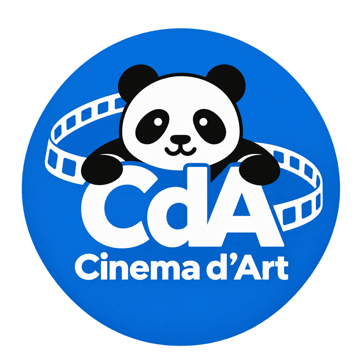 Cinema d’Art — panda s filmovým pásem